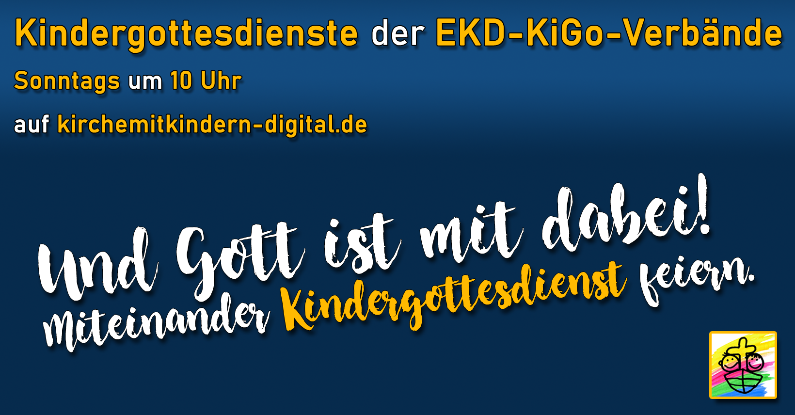 Banner Kinderkirche digital der EKD
